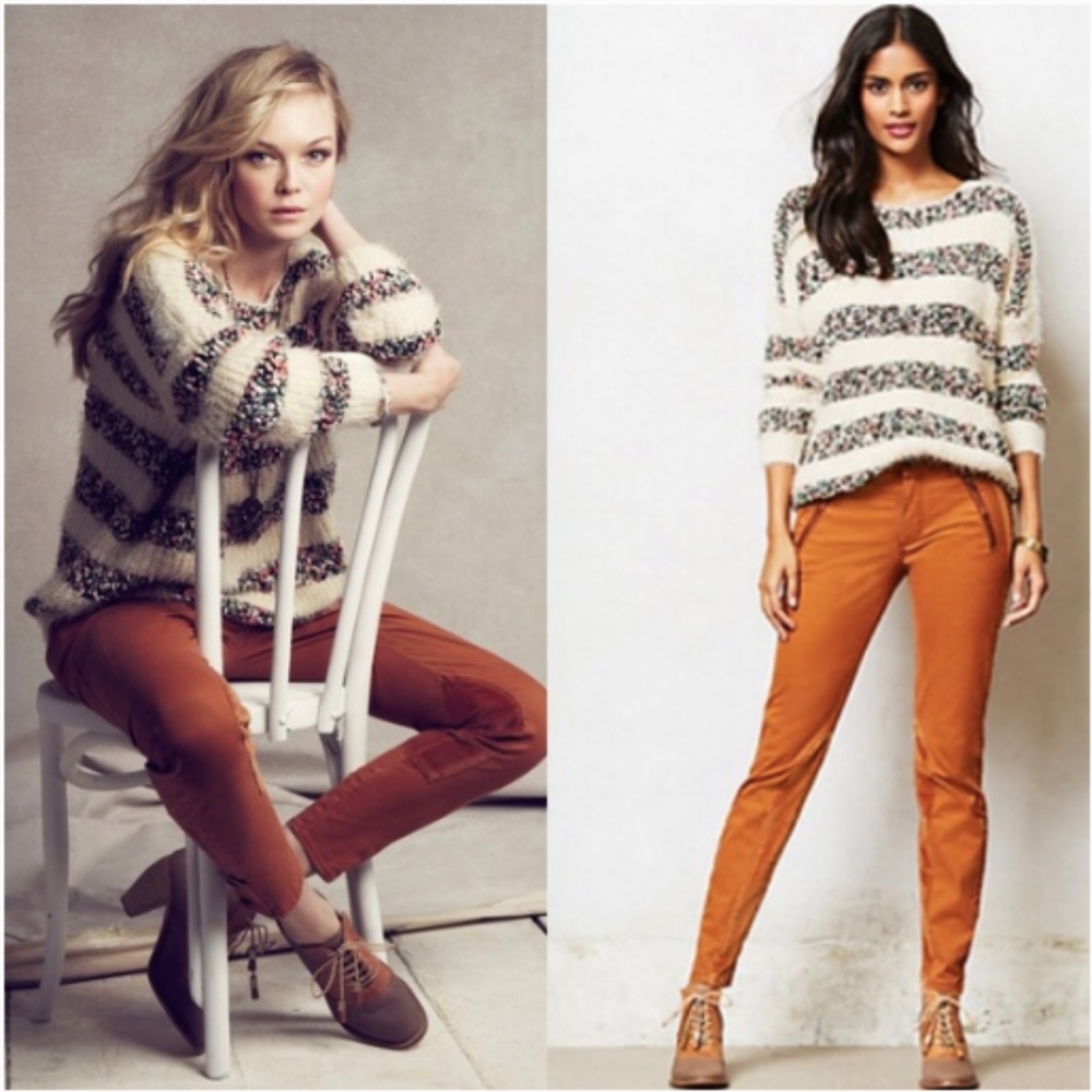Anthropologie La Fee Verte Confetti Sweater Small